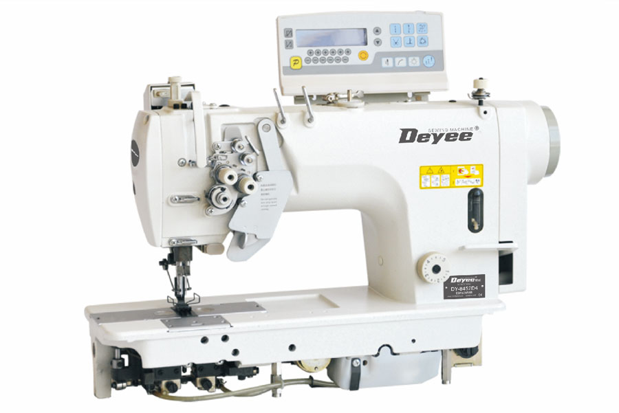 Direct-drive Double-needle Lockstitch Machine With Auto Trimmer